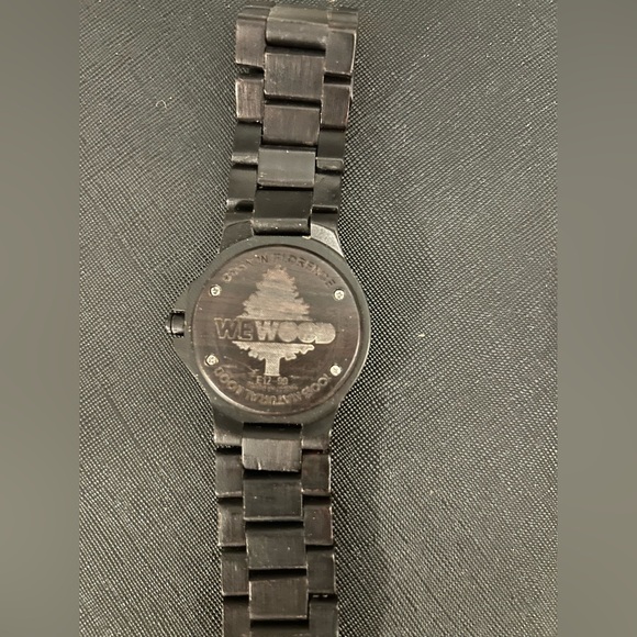 WeWood Black Wooden Men’s Watch - Picture 3 of 3